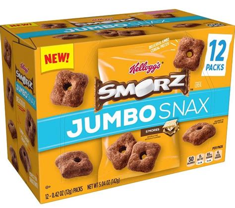 New Kelloggs Smorz Jumbo Snax Coming April 2021 Brand Eating