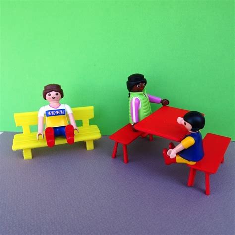 Free 3d File Playmobil Bench And Camping Table・3d Printer Model To