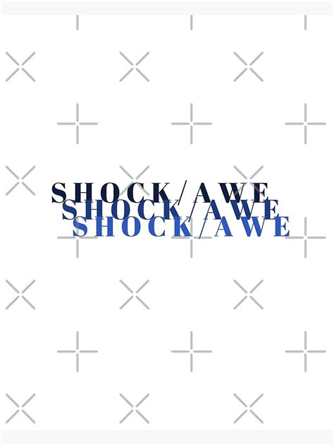 Shock And Awe Poster By Kidronin Redbubble