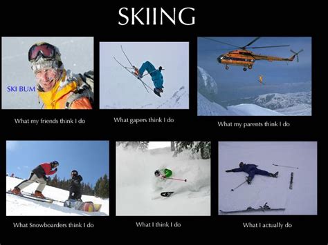 Image 252067 What People Think I Do What I Really Do Skiing