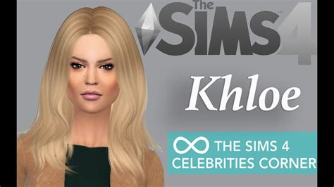 The Sims 4 Celebrities Corner Khloe Kardashian Cc Lis