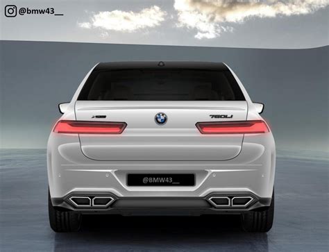 √2023 Bmw 7 Series Rear End Gets A New Rendering Bmw Nerds