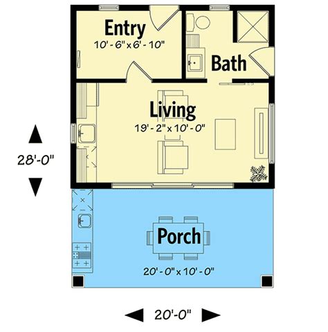 Tiny House Living 22497dr Architectural Designs House Plans