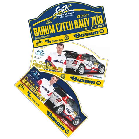 The rally in 100 words: Sticker 2017 | Barum Czech Rally Zlín 2021