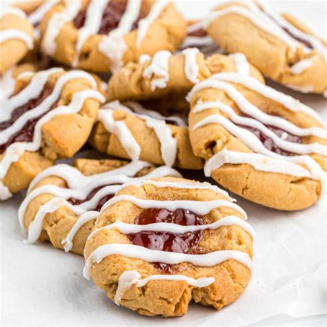 Peanut Butter And Jelly Cookies Pbj Cookies