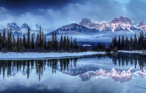 Snow Mountain Lake Wallpapers Top Free Snow Mountain Lake Backgrounds