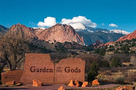 Garden Of The Gods Colorado Worldatlas