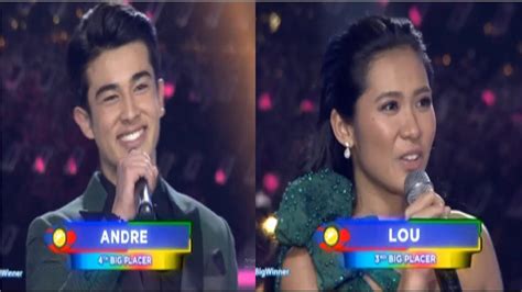 pbb otso the big night lou and andre august 04 2019 youtube