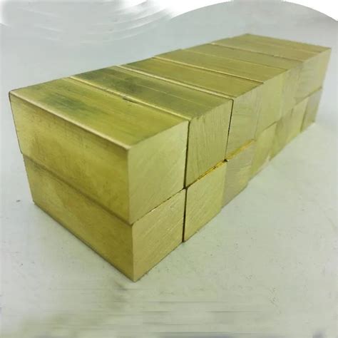 The Knife Handle Hand Material Brass Ingot 503010mm Brass Block In