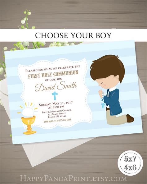 First Communion Invitation 14 Examples How To Create