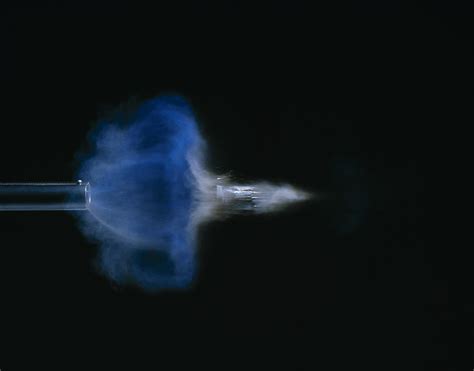 High Speed Photograph Of Bullet Leaving Gun Photograph By Stephen