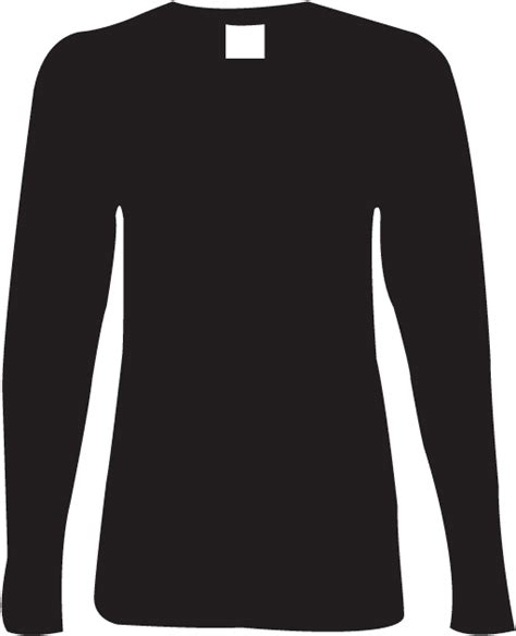 Long Sleeved T Shirt Clipart Full Size Clipart 4995466 Pinclipart