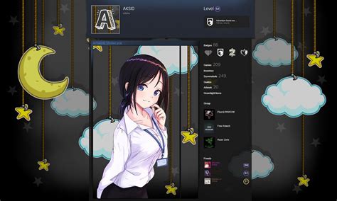Steam Artwork Design Girl By Aks1d On Deviantart Artofit