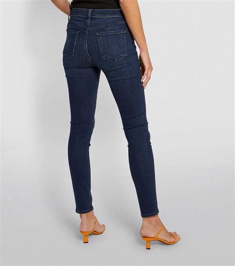 J Brand High Rise Maria Skinny Jeans Harrods US