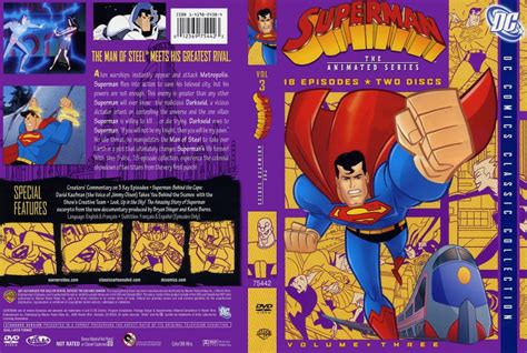 Superman The Animated Series Volume 3 Tv Dvd Scanned Covers