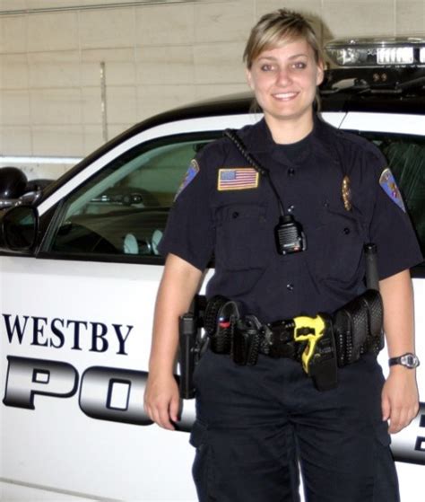Bounds Makes History As First Female Cop In Westby Female Cop Female