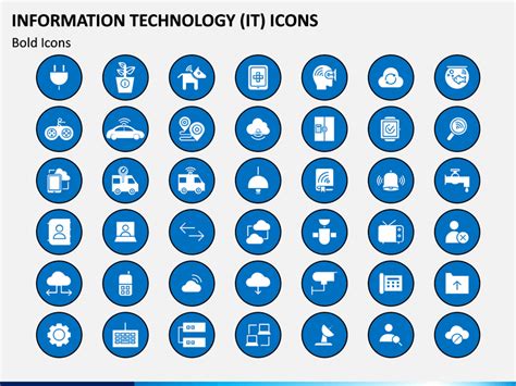Information Technology (IT) Icons PowerPoint Template | SketchBubble