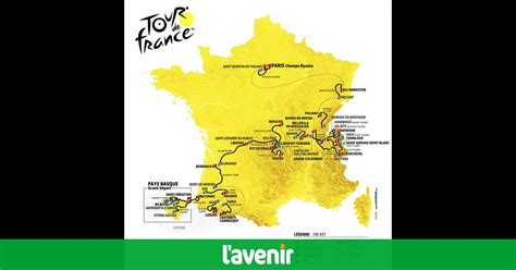 Tour de France le parcours dévoilé L Avenir