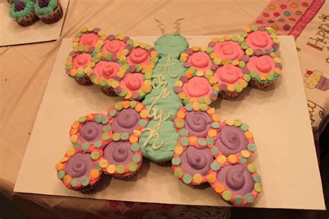 Butterfly Cupcake Cake Applesauce Cake With A Cinnamon Whipped Cream