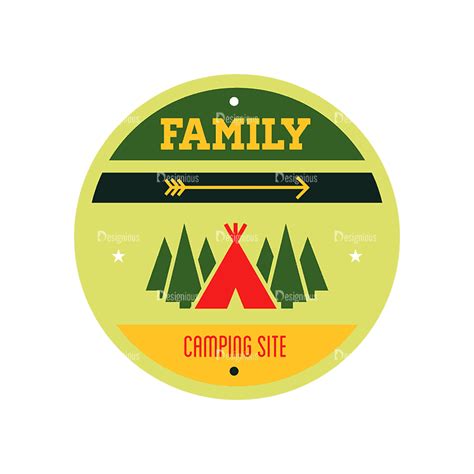 vintage outdoor camp badges set 1 badge 02 svg and png clipart designious