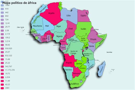 Mapa Político De áfrica África Mapas De Usuario