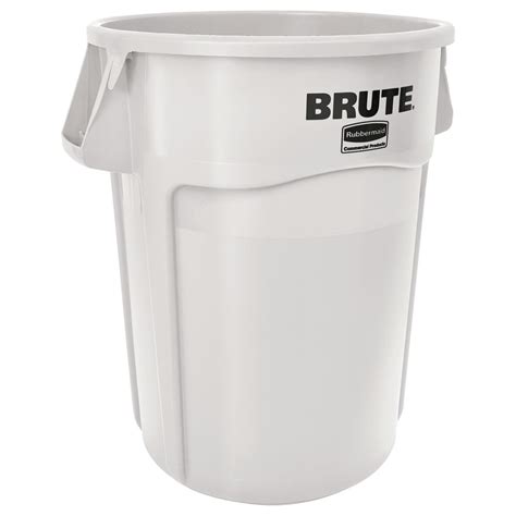 44 Gallon Rubbermaid® Brute® Round Trash Can White
