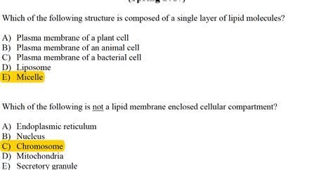 The plasma membrane calcium atpase (pmca pump) which ejects ca2+ from all eukaryotic cell types will be the topic of this contribution. Solved: Which Of The Following Structure Is Composed Of A ...