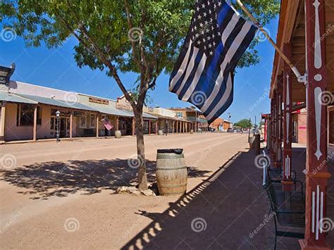 Historic East Allen Street In Tombstone Arizona Editorial Stock Image