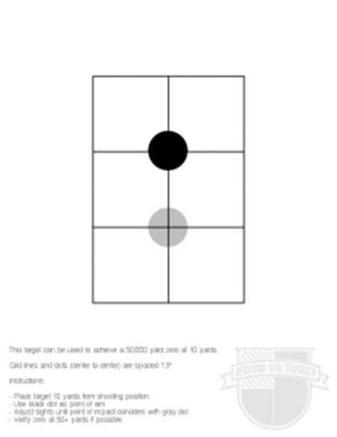 After that is verified, move the target back to 100 yards (or in your case 50 yards) and do it again. Weekend Knowledge Dump- March 20, 2015 | Active Response ...