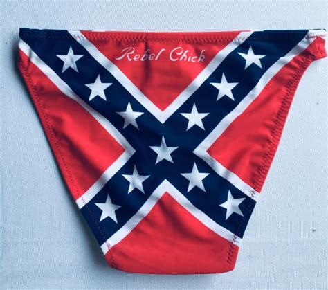 12 Rebel Solid W Chick Back Bikinis Confederate Flags By Ruffin Flag Company