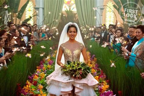 Crazy Rich Asians First Look Constance Wu And Henry Golding Get The Royal Treatment