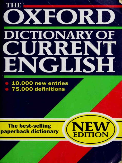 The Oxford Dictionary Of Current English Pdf Pdf Grammar Linguistics