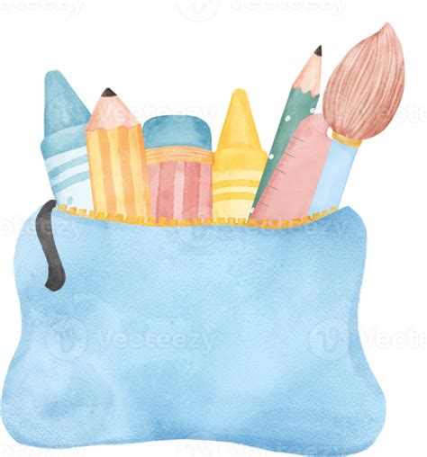 Free Cute Pastel School Pencil Stationary Girly Pouch Bag Stationary