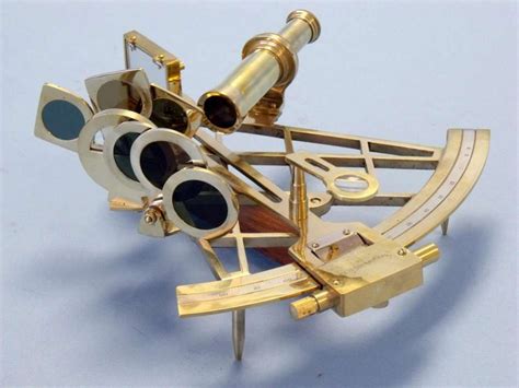 buy admiral s brass sextant with rosewood box 12in nautical decor