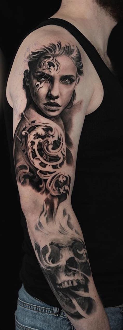√99以上 Half Upper Arm Sleeve Tattoos For Women 349303 Gambarsaefrc