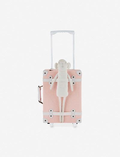 Olli Ella See-Ya Kids Suitcase, Rose - Playful Daydream - Kids - Shop by Room | Kids suitcase ...