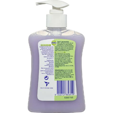 Dettol sensitive liquid hand wash kills 99.9% of germs. Dettol Soft on Skin Liquid Hand Wash (250ml x 6pack ...
