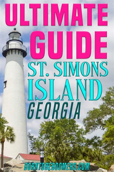 Georgia And St Simons Island Is A Special Place To Visit This