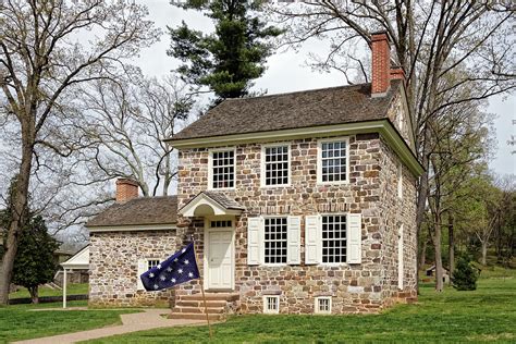 George Washingtons Headquarters At Valley Forge Photograph By Delmas