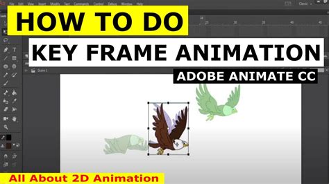 🦅 How To Animate Bird Flying Keyframe 2d Animation Animate Cc