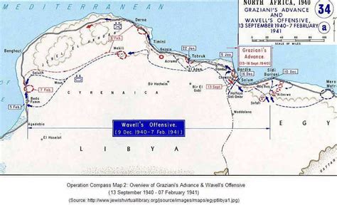 Wwii Africa Map The Campaign For North Africa Dak2 If You Are Using
