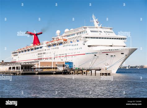 Charleston Sc November 3 2018 Carnival Cruise Ship Ecstasy Docked