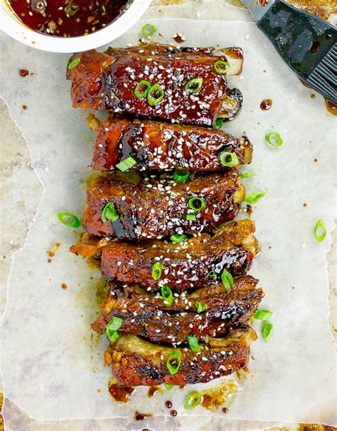 sticky asian baked pork ribs savor with jennifer