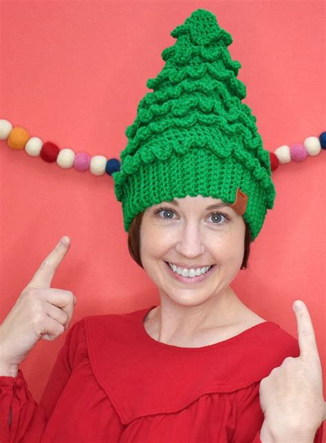 Crochet Christmas Tree Hats Free Pattern Crochet Hat Pattern Crochet