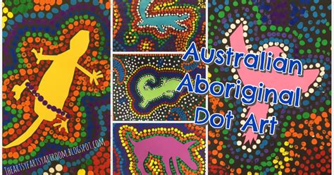 The Artsy Fartsy Art Room 3rd Grade Australian Aboriginal Dot Art 2015