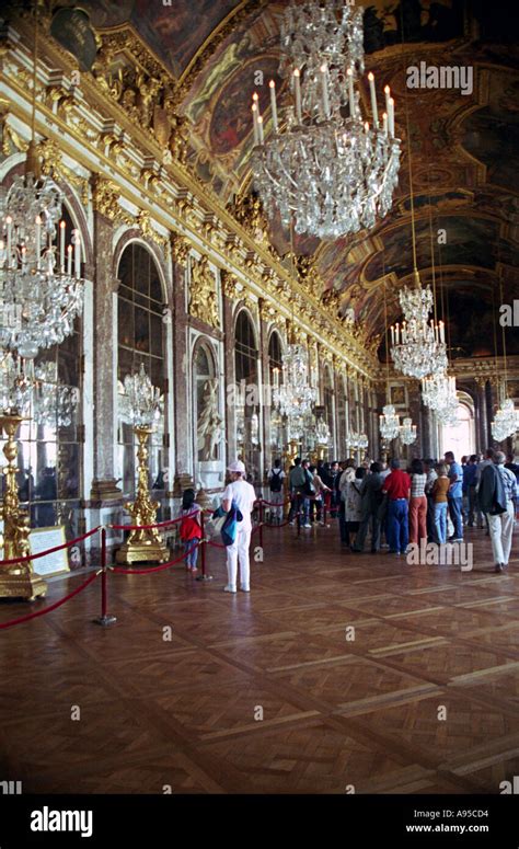 Hall Of Mirrors Versailles France Stock Photo Alamy
