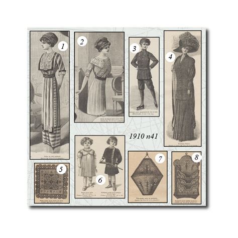 Patrons De La Mode Illustree 1910 N41
