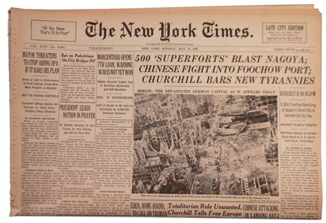 Of leading lifestyle, fashion and business titles.1. Lot Detail - ''The New York Times'' Newspaper From 14 May ...