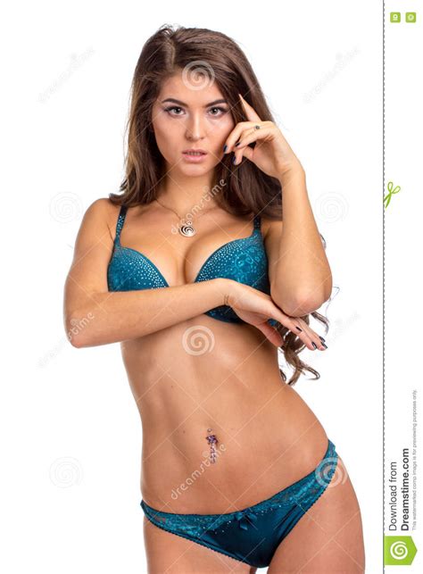 Sexy Verleidelijke Vrouw In Kleurenlingerie Stock Foto Image Of Perfect Nanometer