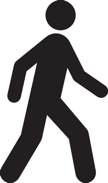 18 Vector Human Walking Icon Images Stick Person Walking Clip Art